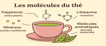 Les molécules du thé : antioxydants, caféine et bienfaits